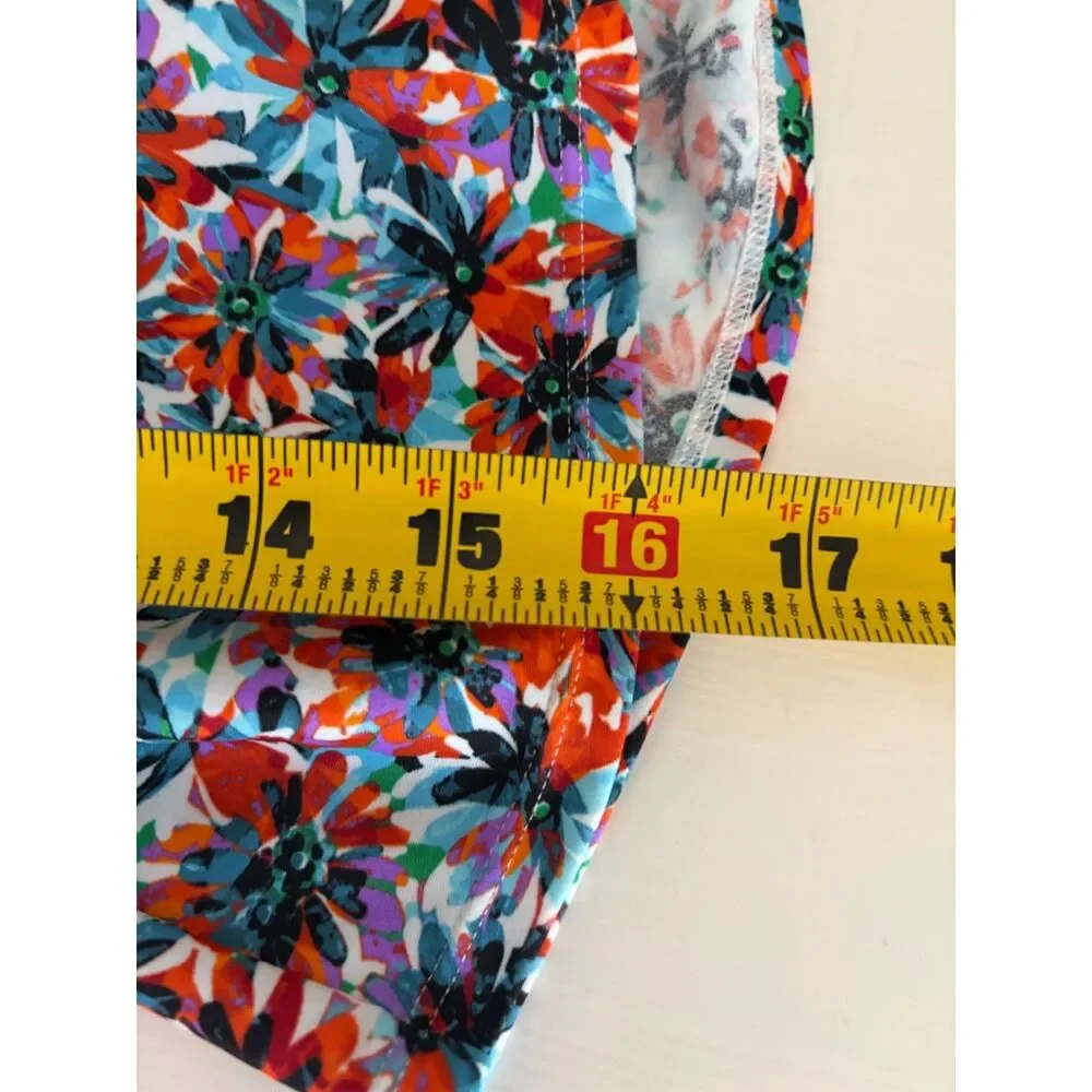 Eco Beach Floral Tankini Top XL Multicolor